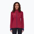 Bluza trekkingowa damska Mammut Taiss Light ML blood red/marine