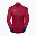 Bluza trekkingowa damska Mammut Taiss Light ML blood red/marine 9