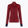 Bluza trekkingowa damska Mammut Taiss Light ML blood red/marine 4