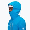 Kurtka przeciwdeszczowa męska Mammut Taiss HS Hooded glacier blue 4