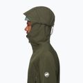 Kurtka przeciwdeszczowa męska Mammut Crater IV HS Hooded dark marsh 3