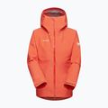 Kurtka przeciwdeszczowa damska Mammut Crater IV HS Hooded peach 8