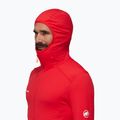 Bluza trekkingowa męska Mammut Taiss Light ML Hooded mammut red 2