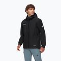 Kurtka przeciwdeszczowa męska Mammut Treeline HS Hooded black 3