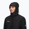 Kurtka przeciwdeszczowa męska Mammut Treeline HS Hooded black 4