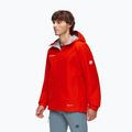 Kurtka przeciwdeszczowa męska Mammut Crater Light HS Hooded mammut red 3