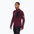Bluza męska Mammut Taiss Light ML vin/black 3
