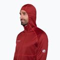 Bluza trekkingowa męska Mammut Crag ML Hooded dark mammut red 5