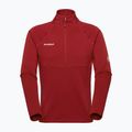 Bluza męska Mammut Taiss ML Half Zip Pull dark mammut red 5