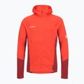 Bluza męska Mammut Taiss ML Hooded mammut red/dark mammut