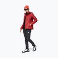 Kurtka ocieplana damska Mammut Albula IN Hooded dark mammut red 2
