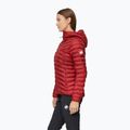 Kurtka ocieplana damska Mammut Albula IN Hooded dark mammut red 4