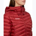 Kurtka ocieplana damska Mammut Albula IN Hooded dark mammut red 9