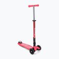 Hulajnoga trójkołowa dziecięca Micro Maxi Deluxe Foldable LED bright coral