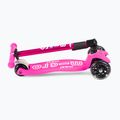 Hulajnoga trójkołowa dziecięca Micro Maxi Deluxe Foldable LED shocking pink 4