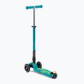 Hulajnoga trójkołowa dziecięca Micro Maxi Deluxe Foldable LED petrol green 3