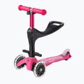 Hulajnoga trójkołowa dziecięca Micro Mini 3in1 Deluxe Plus LED pink