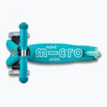 Hulajnoga trójkołowa dziecięca Micro Mini Deluxe Foldable LED aqua 5
