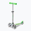 Hulajnoga trójkołowa dziecięca Micro Mini Micro Deluxe FLUX LED neon green