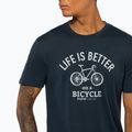 Koszulka męska super.natural Better Bike Tee blueberry/vapor grey 2