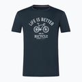 Koszulka męska super.natural Better Bike Tee blueberry/vapor grey 3