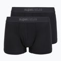 Bokserki termoaktywne męskie super.natural Tundra 175 2 pary jet black/jet black