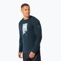 Longsleeve męski super.natural 2 Pitch blueberry/various