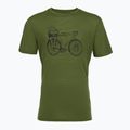 Koszulka męska super.natural Bicycle Nomad Tee chive/jet black