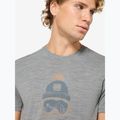 Koszulka męska super.natural Gogeanie cashmere grey melange/various 3