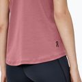 Tank top do biegania damski On Running Focus Top cherry 6