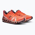 Buty do biegania damskie On Cloudsurfer Trail flame/dustrose 8