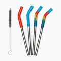 Słomki KLEAN KANTEEN Straw 8 mm Short 4 szt. multi colored