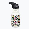 Butelka turystyczna dziecięca Klean Kanteen Flip Seal Sport Cap Straw 355 ml leopard print