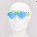Maska do pływania dziecięca Aquasphere Vista transparent/bright green/blue MS5080031LB 7