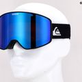 Gogle snowboardowe Quiksilver Storm true black/amber rose blue 7