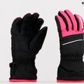Rękawice narciarskie dziecięce Reusch Alan 2022 black/pink glo 6