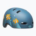 Kask rowerowy dziecięcy Bell Lil Ripper clown fish matte gray/blue