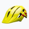 Kask rowerowy dziecięcy Bell Sidetrack II strike gloss hiviz/red