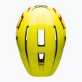 Kask rowerowy dziecięcy Bell Sidetrack II strike gloss hiviz/red 4