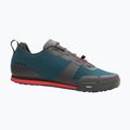 Buty rowerowe platformy męskie Giro Tracker Fastlace harbor blue/bright red