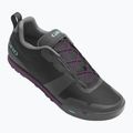 Buty rowerowe platformy damskie Giro Tracker Fastlace black/throwback purple 2