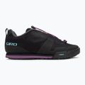 Buty rowerowe platformy damskie Giro Tracker Fastlace black/throwback purple 2