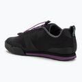 Buty rowerowe platformy damskie Giro Tracker Fastlace black/throwback purple 3