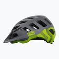 Kask rowerowy Giro Radix matte metallic black/ano lime 2