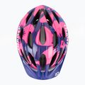 Kask rowerowy dziecięcy Giro Raze Jr berry blue flowers 6