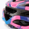 Kask rowerowy dziecięcy Giro Raze Jr berry blue flowers 8