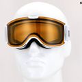 Gogle narciarskie UVEX Skyper P white matt/polavision brown/clear 7