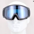 Gogle narciarskie UVEX Athletic FM rhino matt/mirror silver blue 11