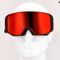 Gogle narciarskie UVEX Saga TO red matt/mirror red laser/gold lite/clear 13