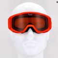 Gogle narciarskie dziecięce Alpina Piney red matt/ orange 10